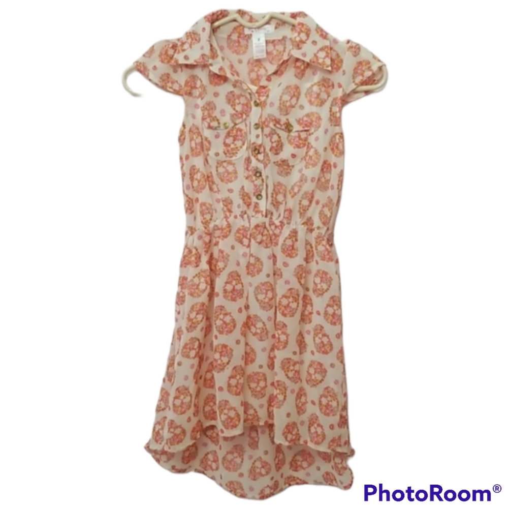 Japna Kids skull floral dress